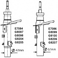 G8207 MONROE Амортизатор