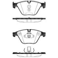 1496 00 KAWE Комплект тормозных колодок, дисковый тормоз