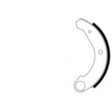 8DB 355 003-591 HELLA Комплект тормозных колодок