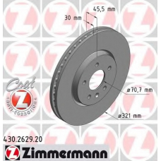 430.2629.20 ZIMMERMANN Тормозной диск