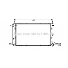 FDA2088 AVA Радиатор, охлаждение двигателя
