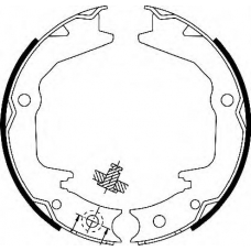 BS1138 QUINTON HAZELL Комплект тормозных колодок, стояночная тормозная с