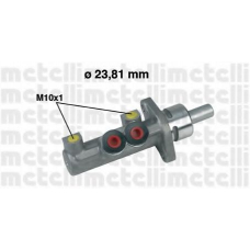 05-0412 METELLI Главный тормозной цилиндр