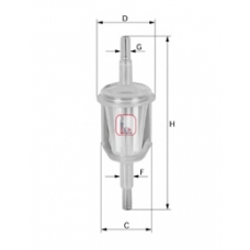 S 1015 B SOFIMA Топливный фильтр