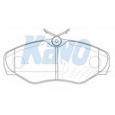 BP-6601 KAVO PARTS Комплект тормозных колодок, дисковый тормоз