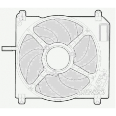 DER09004 DENSO Вентилятор, охлаждение двигателя