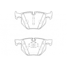 WBP23447A WAGNER LOCKHEED Комплект тормозных колодок, дисковый тормоз