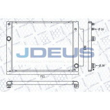 005M26 JDEUS Радиатор, охлаждение двигателя