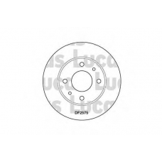 DF2575 TRW Тормозной диск