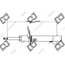 DS1421GS DJ PARTS Амортизатор