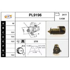 PL9196 SNRA Стартер