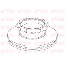 NCA1044.20 KAWE Тормозной диск