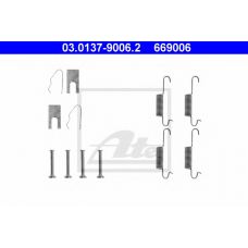 03.0137-9006.2 ATE Комплектующие, тормозная колодка