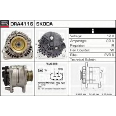 DRA4116 DELCO REMY Генератор