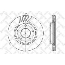 6020-3346V-SX STELLOX Тормозной диск