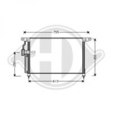8184400 DIEDERICHS Конденсатор, кондиционер