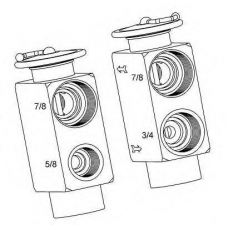 38393 NRF Расширительный клапан, кондиционер