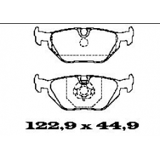 BL1037A2 FTE Колодки тормозные