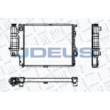 RA0050580 JDEUS Радиатор, охлаждение двигателя