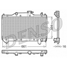 DRM50031 DENSO Радиатор, охлаждение двигателя