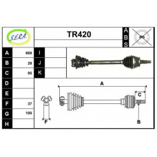 TR420 SERA Приводной вал