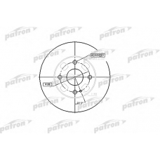 PBD4120 PATRON Тормозной диск