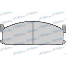 AC058284D AC Delco Комплект тормозных колодок, дисковый тормоз