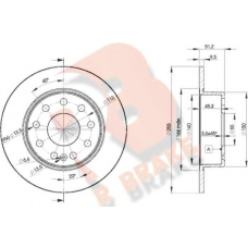 78RBD25616 R BRAKE Тормозной диск