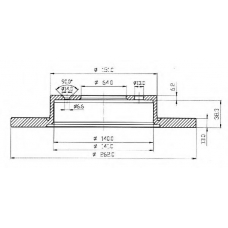 BDC4682 QUINTON HAZELL Тормозной диск