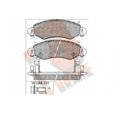 RB1368-701 R BRAKE Комплект тормозных колодок, дисковый тормоз