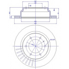 142.488 CAR Тормозной диск