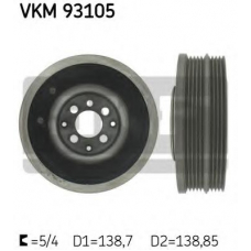 VKM 93105 SKF Ременный шкив, коленчатый вал