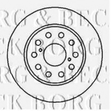 BBD4208 BORG & BECK Тормозной диск
