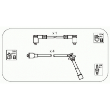 JP153 JANMOR Комплект проводов зажигания