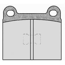 111.0 RAICAM Комплект тормозных колодок, дисковый тормоз