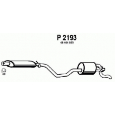 P2193 FENNO Глушитель выхлопных газов конечный