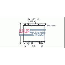 1500331 KUHLER SCHNEIDER Радиатор, охлаждение двигател