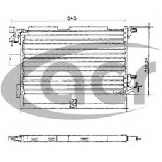 300446 ACR Конденсатор, кондиционер