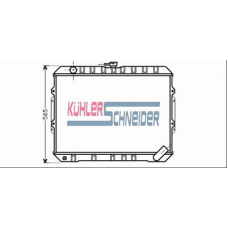 0500681 KUHLER SCHNEIDER Радиатор, охлаждение двигател