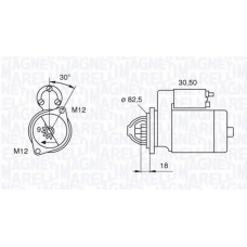 063521101060 MAGNETI MARELLI Стартер