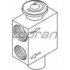401 521 TOPRAN Расширительный клапан, кондиционер