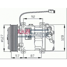 8407491 KUHLER SCHNEIDER Компрессор, кондиционер