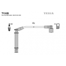 T198B TESLA Комплект проводов зажигания