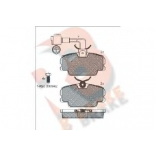 RB0419-006 R BRAKE Комплект тормозных колодок, дисковый тормоз