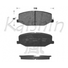 D9000 KAISHIN Комплект тормозных колодок, дисковый тормоз