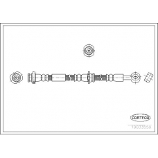 19033559 CORTECO Тормозной шланг