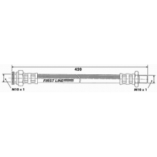 FBH6323 FIRST LINE Тормозной шланг