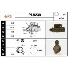 PL9239 SNRA Стартер