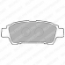 LP1710 DELPHI Комплект тормозных колодок, дисковый тормоз