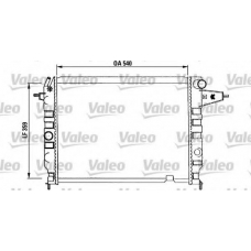 730396 VALEO Радиатор, охлаждение двигателя